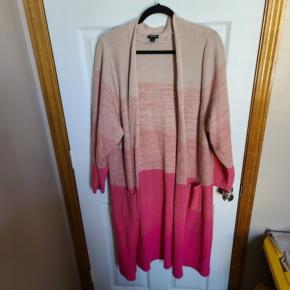 Torrid Size 3 Thick Long Cardigan